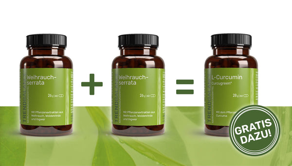 2+1 Aktion 💚 Gratis L-Curcumin