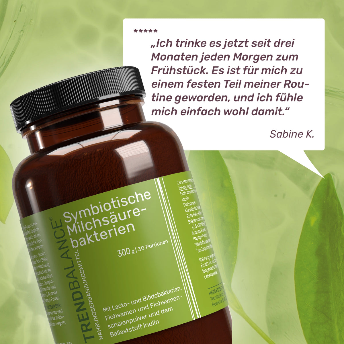 Kundenbewertung Symbiotische Milchsäurebaktieren